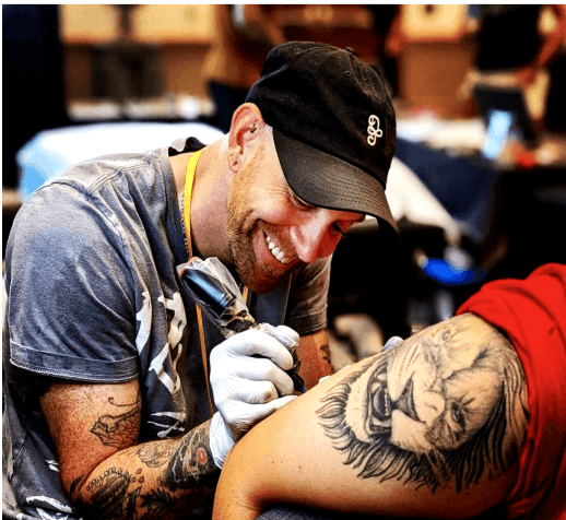 An image of artist Danny Juge